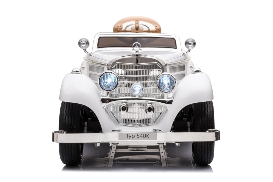 Elektro Kinderfahrzeug - Kinderauto "Mercedes 540K" Oldtimer - lizenziert - 12V7AH, Allrad- 2,4Ghz Fernsteuerung, MP3, Ledersitz+EVA – Bild 4