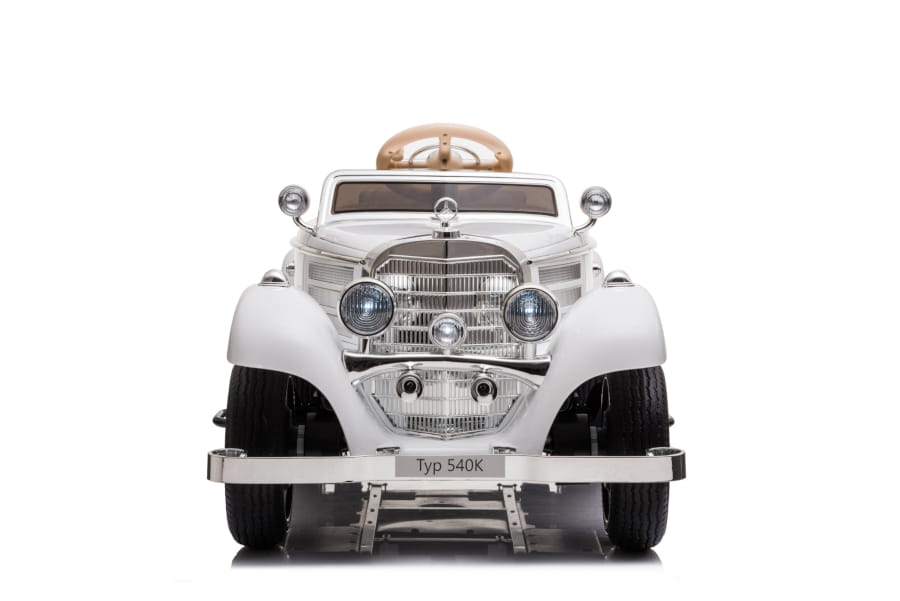 Elektro Kinderfahrzeug - Kinderauto "Mercedes 540K" Oldtimer - lizenziert - 12V7AH, Allrad- 2,4Ghz Fernsteuerung, MP3, Ledersitz+EVA – Bild 7