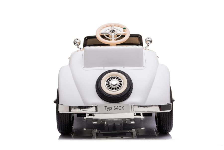 Elektro Kinderfahrzeug - Kinderauto "Mercedes 540K" Oldtimer - lizenziert - 12V7AH, Allrad- 2,4Ghz Fernsteuerung, MP3, Ledersitz+EVA – Bild 6