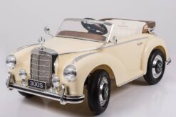 Elektro Kinderfahrzeug - Kinderauto "Mercedes 300S" Oldtimer - lizenziert - 12V7AH - 2,4Ghz, MP3, Ledersitz+EVA