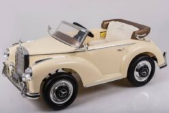Elektro Kinderfahrzeug - Kinderauto "Mercedes 300S" Oldtimer - lizenziert - 12V7AH - 2,4Ghz, MP3, Ledersitz+EVA – Bild 8