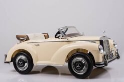 Elektro Kinderfahrzeug - Kinderauto "Mercedes 300S" Oldtimer - lizenziert - 12V7AH - 2,4Ghz, MP3, Ledersitz+EVA – Bild 2