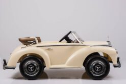 Elektro Kinderfahrzeug - Kinderauto "Mercedes 300S" Oldtimer - lizenziert - 12V7AH - 2,4Ghz, MP3, Ledersitz+EVA – Bild 4