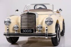 Elektro Kinderfahrzeug - Kinderauto "Mercedes 300S" Oldtimer - lizenziert - 12V7AH - 2,4Ghz, MP3, Ledersitz+EVA – Bild 6