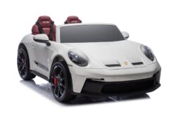 Elektro Kinderfahrzeug - "Porsche 911" - Lizenziert - 24V10A Akku, Leise Motoren, 2,4Ghz Fernsteuerung, MP3+Ledersitz+EVA