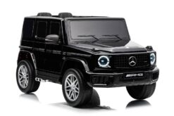 Elektro Kinderfahrzeug – Mercedes AMG G63 - 24V 2x200W, 2,4Ghz, Bluetooth+MP3+Ledersitz+EVA