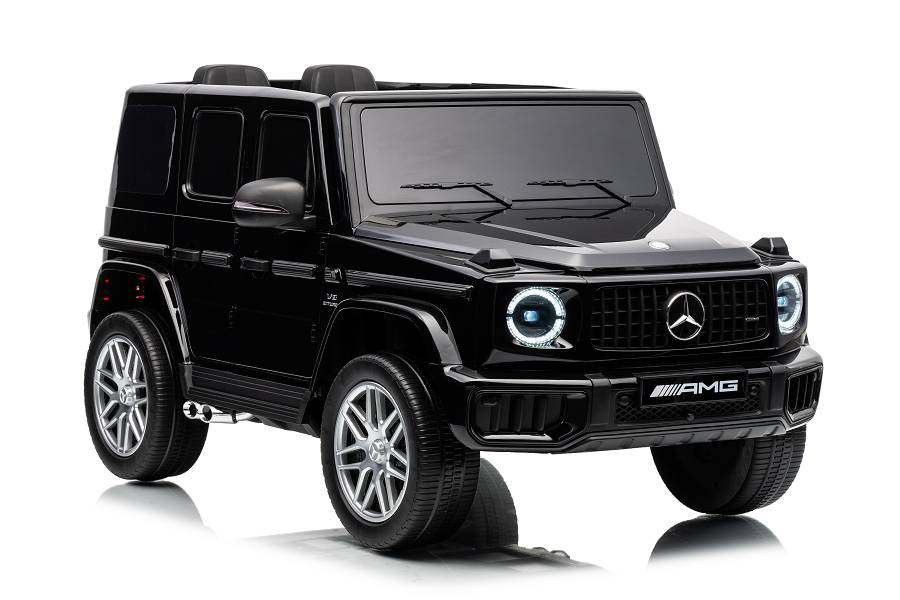 Elektro Kinderfahrzeug – Mercedes AMG G63 - 24V 2x200W, 2,4Ghz, Bluetooth+MP3+Ledersitz+EVA