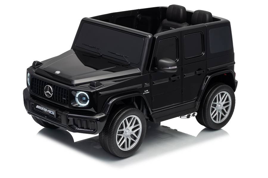 Elektro Kinderfahrzeug – Mercedes AMG G63 - 24V 2x200W, 2,4Ghz, Bluetooth+MP3+Ledersitz+EVA – Bild 11