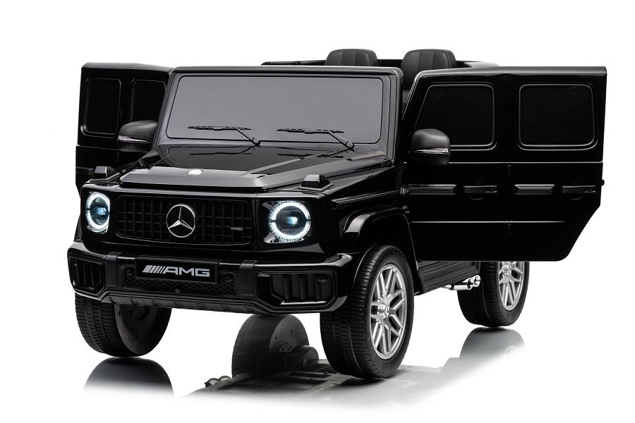 Elektro Kinderfahrzeug – Mercedes AMG G63 - 24V 2x200W, 2,4Ghz, Bluetooth+MP3+Ledersitz+EVA – Bild 13