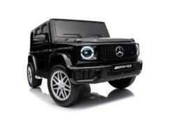 Elektro Kinderfahrzeug – Mercedes AMG G63 - 24V 2x200W, 2,4Ghz, Bluetooth+MP3+Ledersitz+EVA – Bild 5