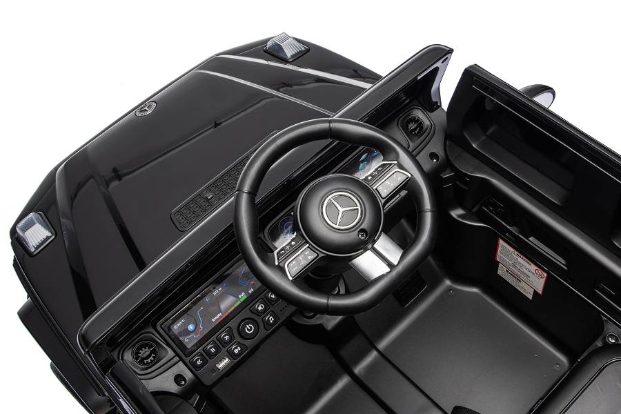 Elektro Kinderfahrzeug – Mercedes AMG G580 - 24V Allrad, 2,4Ghz, Bluetooth+MP3+Ledersitz+EVA – Bild 29