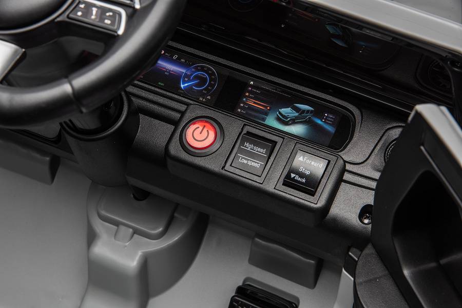 Elektro Kinderfahrzeug – Mercedes AMG G580 - 24V Allrad, 2,4Ghz, Bluetooth+MP3+Ledersitz+EVA – Bild 19